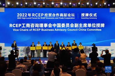 2022年RCEP經貿合作高層論壇在青島開幕 聚焦區域經濟一體化新機遇